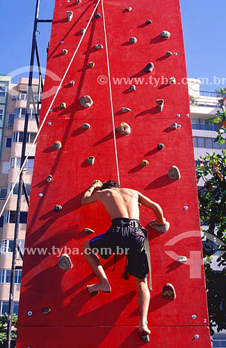 Indoor Climbing - training - Copacabana  - Rio de Janeiro city - Rio de Janeiro state - Brazil 