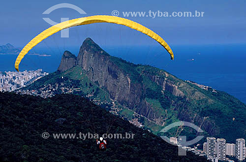  Paragliding from Pedra Bonita (Beautiful Rock) - Rio de Janeiro city - Rio de Janeiro state - Brazil 