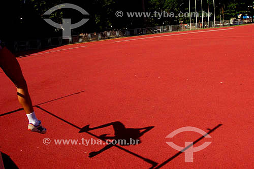  Sport - athletics - detail of the legs of the athlete during the jump - Rio de Janeiro city - Rio de Janeiro State - Brazil 