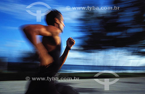  Sport - athletics -  man running 