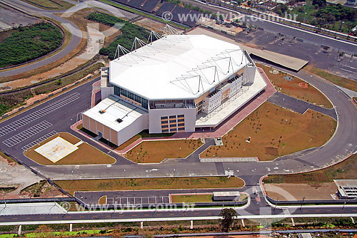  Aerial view of Sports Arena - Autodrome Complex - Jacarepagua neighbourhood - Rio de Janeiro city - Rio de Janeiro state - Brazil 