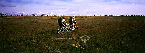 Sport - two men riding the bikes 