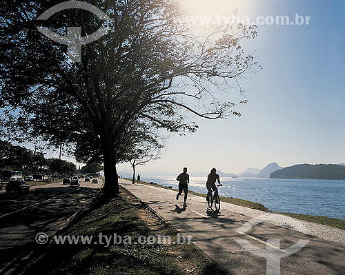  Bicycle pathway at Aterro do Flamengo - Rio de Janeiro city - Rio de Janeiro state 