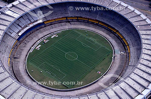  Aerial view of the Maracana Stadium* - Maracana neighbourhood - Rio de Janeiro city - Rio de Janeiro state - Brazil  * The Stadium is a National Historic Site since 12-26-2000. 