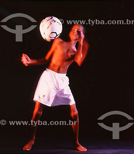  Boy* playing soccer game  *Diogo Catarino da Silva  (released # 19) 