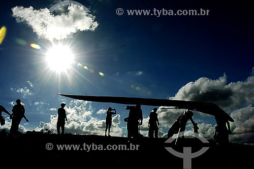  Hang-glider - Santa Terezinha region - Bahia state - Brazil 