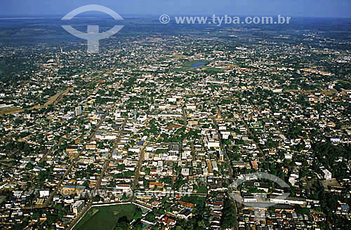  Aerial view of the city of Rio Branco - Acre state - Brazil 