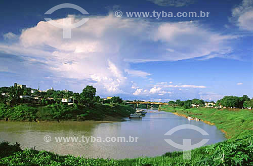  Acre River near the city of Rio Branco - Acre state - Brazil 