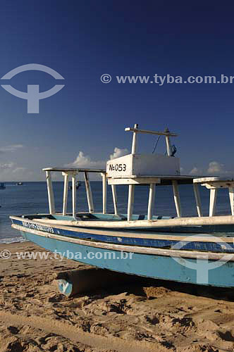  Raft at Pajuçara beach - Maceio city - Alagoas state - Brazil - March 2006 