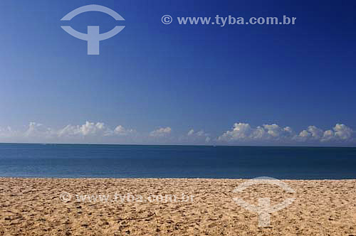  Landscape - Sand, sea and sky - Horizon - Pajuçara beach - Maceio city - Alagoas state - Brazil - March 2006 