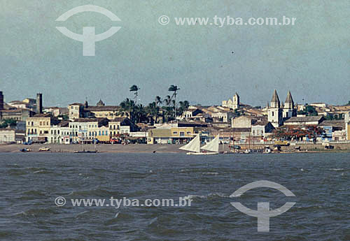  View of Penedo city* - Alagoas state - Brazil  * The architectural joint and town planning of the Penedo city is National Historic Patrimony since 10-30-1996. 