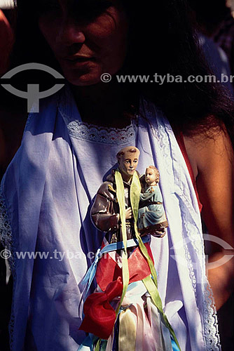  Saint Francis of Assis image - Saint Alberto de Carvoeiro Party - Rio Negro (Black River) - Amazonas state - Brazil 