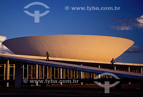  Building of the National Congress (headquarters of the Legislative Branch) - Brasilia city* - Federal District - Brazil  *The city of Brasilia is World Patrimony for UNESCO since 12-11-1987. 