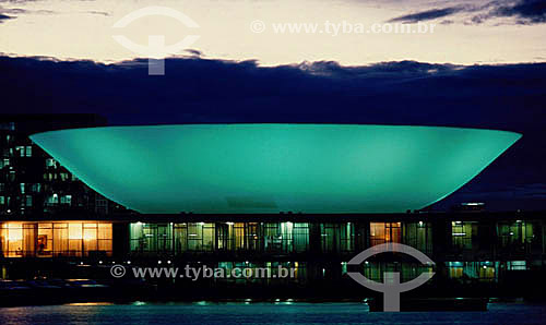 National Congress Building by night - Brasilia city* - Federal District - Brazil  *The city of Brasilia is World Patrimony for UNESCO since 12-11-1987. 
