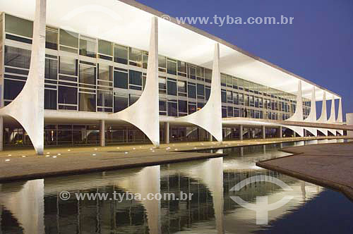  Palacio do planalto Brazilian government headquarter - Brasilia city - DF - Brazil - august 2005 