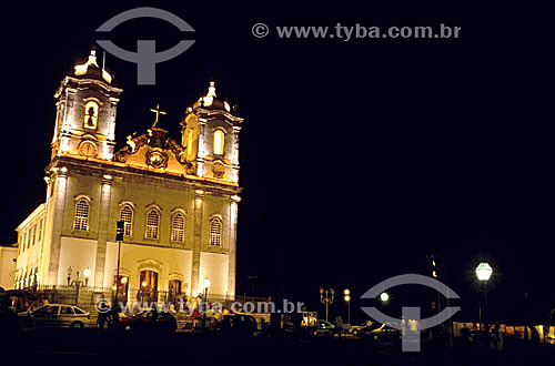  Igreja Basílica do Nosso Senhor Bom Jesus do Bonfim, more known as Nosso Senhor do Bonfim Church*  illuminated at night - Salvador city - Bahia state - Brazil  * The church is a National Historic Site since 06-17-1938. 