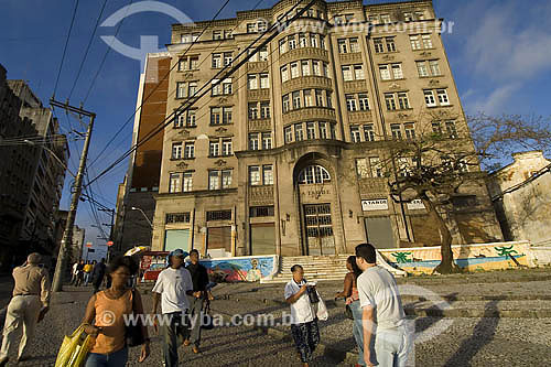  Jornal da Tarde building at Castro Alves square - Salvador city - Bahia state - Brazil 