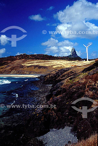  Wind energy - Fernando de Noronha Island* - Pernambuco state - Brazil  * The archipelago Fernando de Noronha is a UNESCO World Heritage Site since 12-16-2001. 