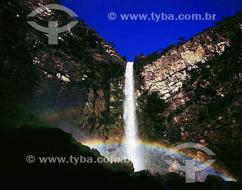  Itiquira Waterfall - Goias state - Brazil 