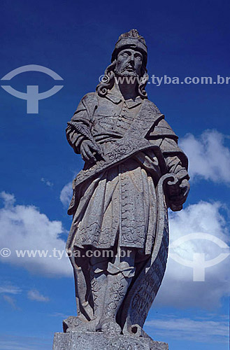  Sculpture of the Prophets Oseias by Aleijadinho (Antonio Francisco Lisboa) - Bom Jesus de Matozinhos Sanctuary* - Congonhas do Campo city - Minas Gerais state - Brazil  * It is a UNESCO World Heritage Site since 06-12-1985. 