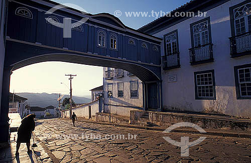  Walkway at Diamantina city - Minas Gerais state - Brazil 