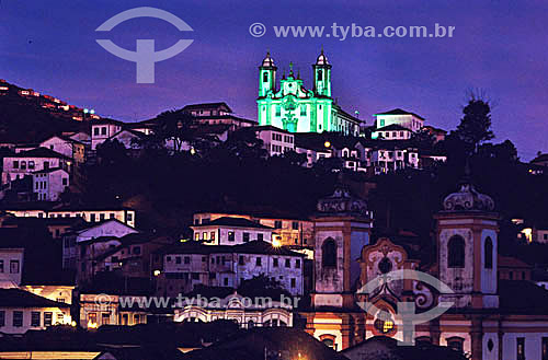  Igreja São Francisco de Assis (Saint Francis Church) - Ouro Preto city* - Minas Gerais state - Brazil  * Ouro Preto city is a UNESCO World Heritage Site in Brazil since 05-09-1980. 