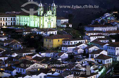  Igreja São Francisco de Assis (Saint Francis Church) - Ouro Preto city* - Minas Gerais state - Brazil  * Ouro Preto city is a UNESCO World Heritage Site in Brazil since 05-09-1980. 