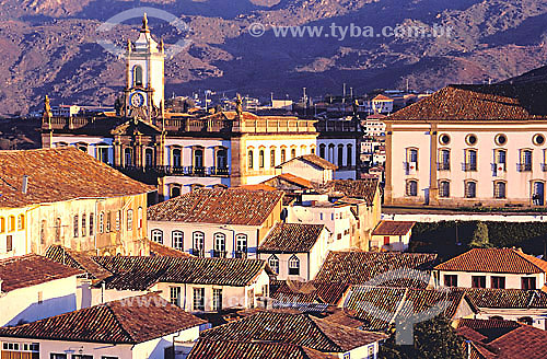  Ouro Preto city* at sunset - Minas Gerais state - Brazil  *The city is a UNESCO World Heritage Site since 05-09-1980. 