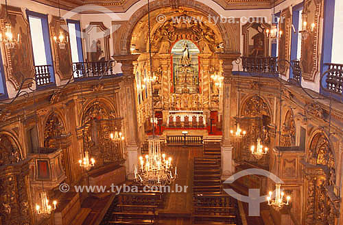  Interior of Our Lady of Conceiçao church - Ouro Preto (*) city - Minas Gerais state - Brazil - 2003  * Ouro Preto city is a UNESCO World Heritage Site in Brazil since 05-09-1980. 