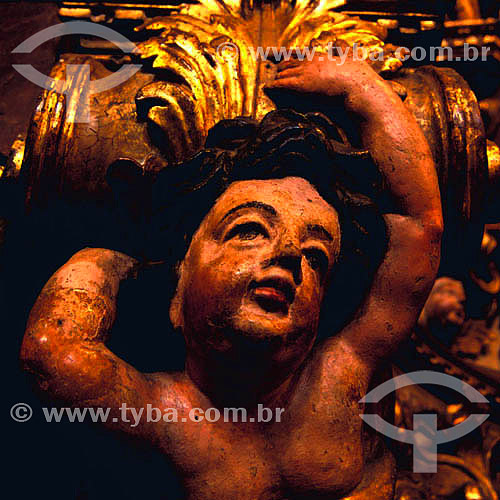  Sacred baroque art - Our Lady of Pilar Church* - Ouro Preto city - Minas Gerais state - Brazil  *The church is a National Historic Site since 08-09-1939. 