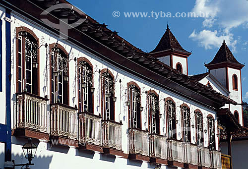  Colonial facade - Serro city* - Minas Gerais State - Brazil  *The architectural and town planning joint of the city is National Historic Site since 04-08-1938. 