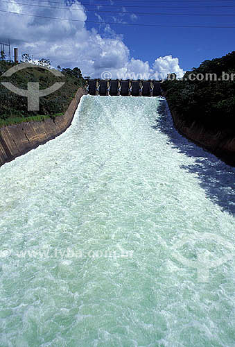  Tres Marias (Three Marys) Hydroelectric power plant - Water - Sao Francisco river - Minas Gerais state - Brazil 