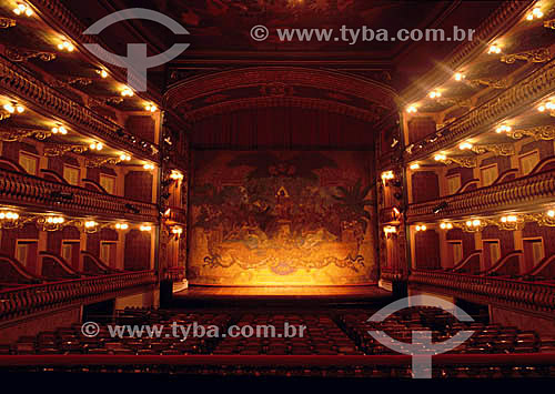  Teatro da Paz (Peace Theather)* - Belem city - Para state - Brazil  * The theater is a National Historic Site since 21-06-1963. 