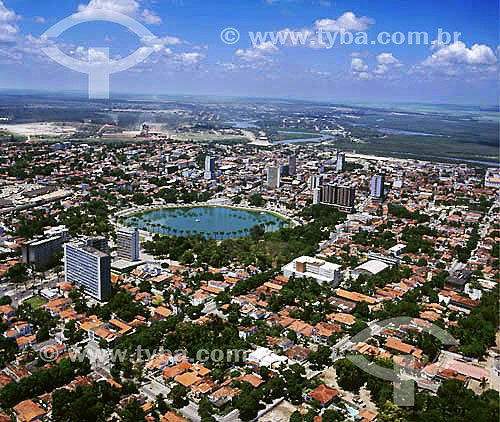  Aerial viwe of Joao Pessoa city - Paraiba state - Brazil 