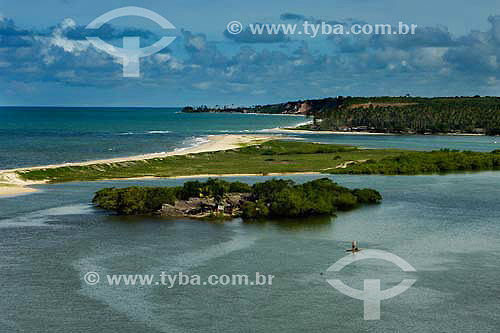  Barra do Gramame beach - Jacuma region - Paraiba state - Brazil 