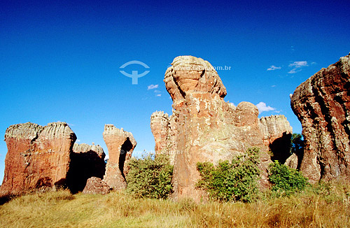  Rock formations of Vila Velha - Parana state - Brazil 