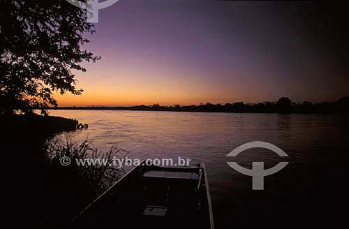  Sunset - Ilha Grande National Park (Big Island National Park) - Parana state - Brazil - April 2004 