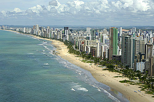  Aerial view of Boa Viagem neighbourhood - Recife - PE - Brasil 