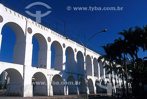  Arcos da Lapa (Lapa Arches)*  - Rio de Janeiro city downtown - Rio de Janeiro state - Brazil  * A Roman-style aqueduct from the mid-eighteenth-century with 42 arches in two tiers from Brazil`s colonial period. It has been converted into a tramway. I 