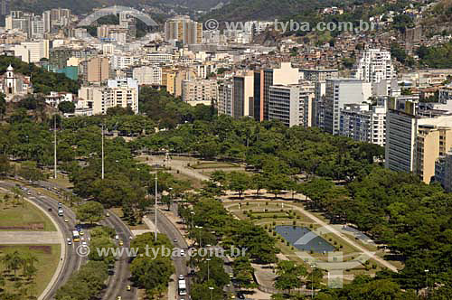  View of Paris square and part of Gloria neighbourhood - Rio de Janeiro city - Rio de Janeiro state - Brazil 