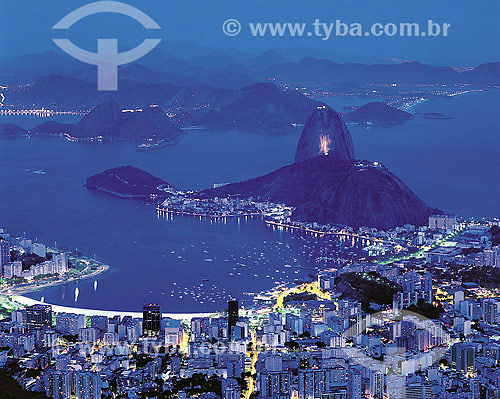  Botafogo Bay - Seen from Dona Marta observatory - Rio de Janeiro city - Rio de Janeiro state  