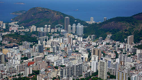  Botafogo neighbourhood seen from Dona Marta observatory - Rio de Janeiro city - Rio de Janeiro state - Brazil 