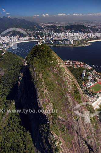  Aerial view of Sugar Loaf mountain - Rio de Janeiro - RJ - Brazil 