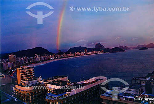  Rainbow over Copacabana Beach - Rio de Janeiro city - Rio de Janeiro state - Brazil 