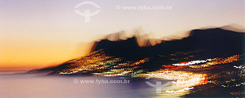  View of Ipanema Beach at sunset - Rio de Janeiro city - Rio de Janeiro state - Brazil 