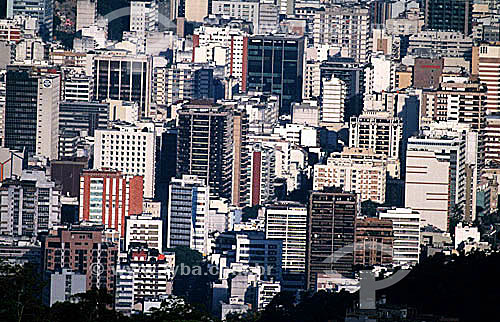  Aerial view of the buildings in the neighborhood of Ipanema - Rio de Janeiro city - Rio de Janeiro state - Brazil 