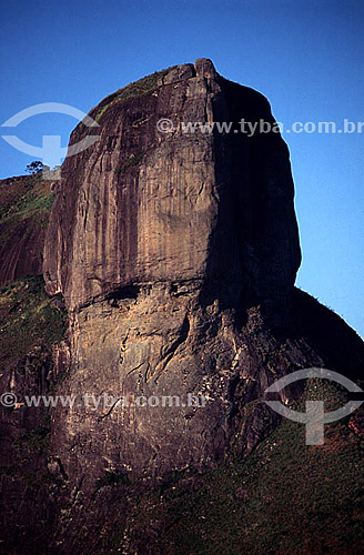  Detail of Rock of Gavea* - Sao Conrado - Rio de Janeiro city - Rio de Janeiro state - Brazil  * The Rock of Gavea is a National Historic Site since 08-08-1973. 