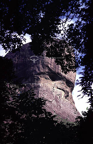  Gavea Rock (*) - Sao Conrado neighborhood - Rio de Janeiro city - Rio de Janeiro state - Brazil   Gavea Rock is a  National Historical Site since 08-08-1973 