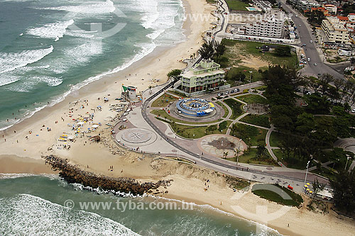  Aerial view of Macumba beach - Recreio dos Bandeirantes neighbourhood - Rio de Janeiro city - Rio de Janeiro state - Brazil 