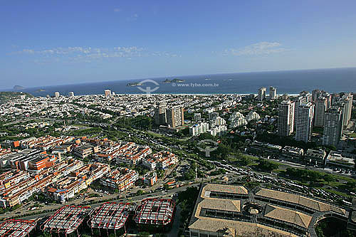  Barra da Tijuca neighborhood with the sea in the background  - Rio de Janeiro city - Rio de Janeiro state (RJ) - Brazil